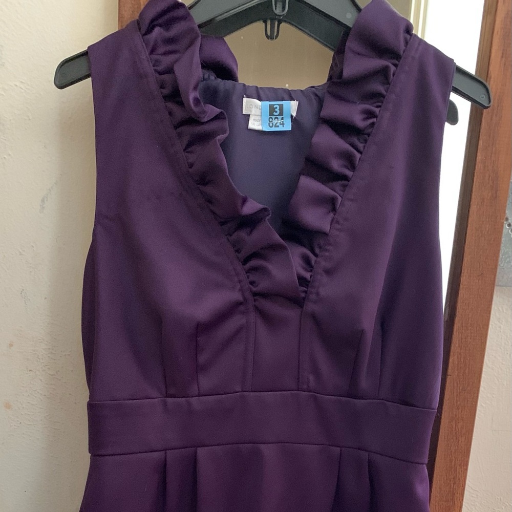 London Style, Purple Cocktail Dress